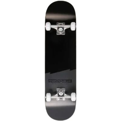 Skateboard Komplettboard Rampage Plain Third (8" - Schwarz) Skateboard Komplettboard Rampage Plain Third (8" - Schwarz)