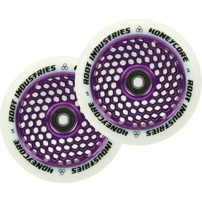 Root Industries Stunt Scooter Rollen Root Honeycore Weiß 110mm 2 Stk. (110mm - Lila) Root Industries Stunt Scooter Rollen Root Honeycore Weiß 110mm 2 Stk. (110mm - Lila)