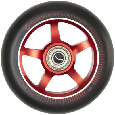 Streetsurfing Stunt Scooter Rolle Street Surfing Aluminum 2 Stk. (100mm - Schwarz/Rot) Streetsurfing Stunt Scooter Rolle Street Surfing Aluminum 2 Stk. (100mm - Schwarz/Rot)