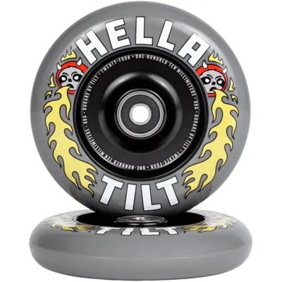 Stunt Scooter Rollen Tilt x Hella Rage 2 Stk. (110mm - Grau) Stunt Scooter Rollen Tilt x Hella Rage 2 Stk. (110mm - Grau)
