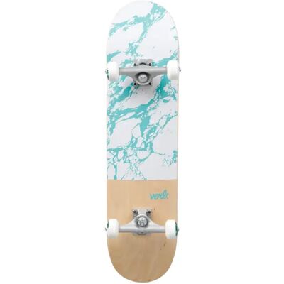 Skateboard Komplettboard Verb Marble Dip (8" - Weiß) Skateboard Komplettboard Verb Marble Dip (8" - Weiß)