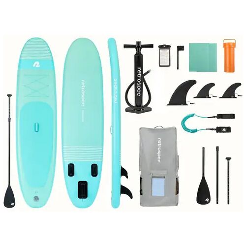 Retrospec Weekender SL 10' Aufblasbares SUP Board (Seafoam Stripes)