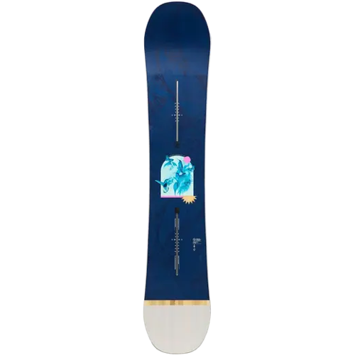 Burton Yeasayer Flying V Snowboard Damen (Blau)