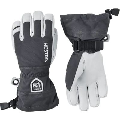 Hestra Army Leather Heli Ski Jr Handschuhe (Grau) Hestra Army Leather Heli Ski Jr Handschuhe (Grau)