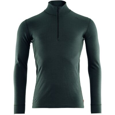 Aclima Warmwool Mock Neck Zip XL Dunkelgrün Aclima Warmwool Mock Neck Zip XL Dunkelgrün