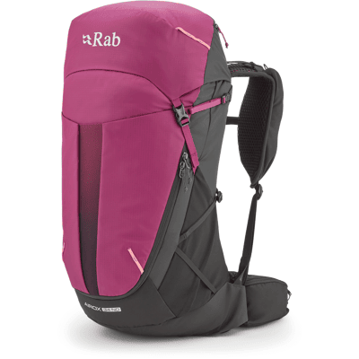 Rab Airox ND34L Wanderrucksack Damen Mulberry/Black Rab Airox ND34L Wanderrucksack Damen Mulberry/Black