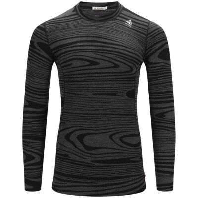 Aclima Warmwool Crew Neck S Black Motion Aclima Warmwool Crew Neck S Black Motion