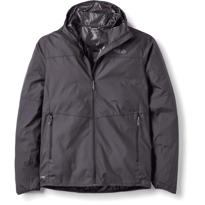 Rab Windgather Hoody Softshelljacke Schwarz L Rab Windgather Hoody Softshelljacke Schwarz L