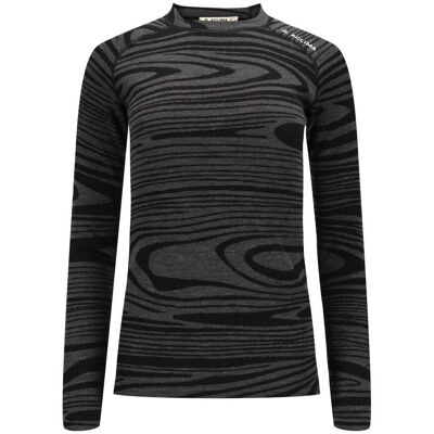 Aclima Warmwool Crew Neck Damen S Black Motion Aclima Warmwool Crew Neck Damen S Black Motion