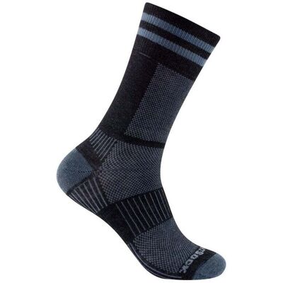 Wrightsock Coolmesh II Crew Socke 37,5-41 Schwarz/Grau Wrightsock Coolmesh II Crew Socke 37,5-41 Schwarz/Grau