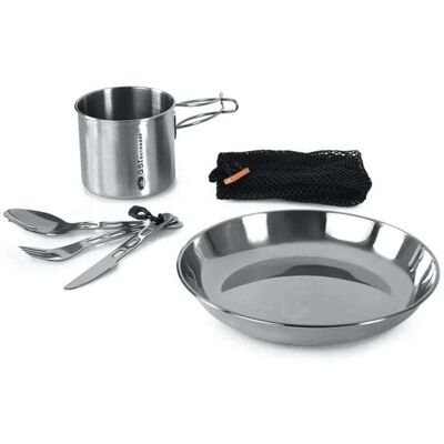 GSI Outdoors GSI Glacier Stainless 1 Person Set GSI Outdoors GSI Glacier Stainless 1 Person Set