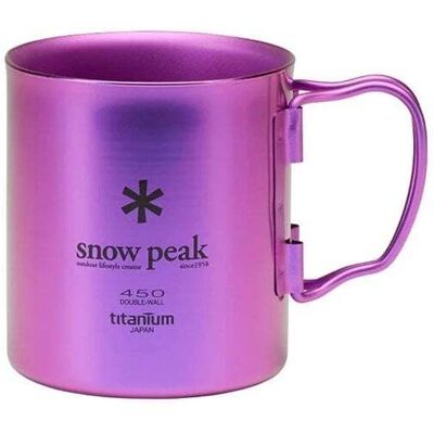 Snow Peak Titan Doppelwand Becher - Lila - Becher Snow Peak Titan Doppelwand Becher - Lila - Becher
