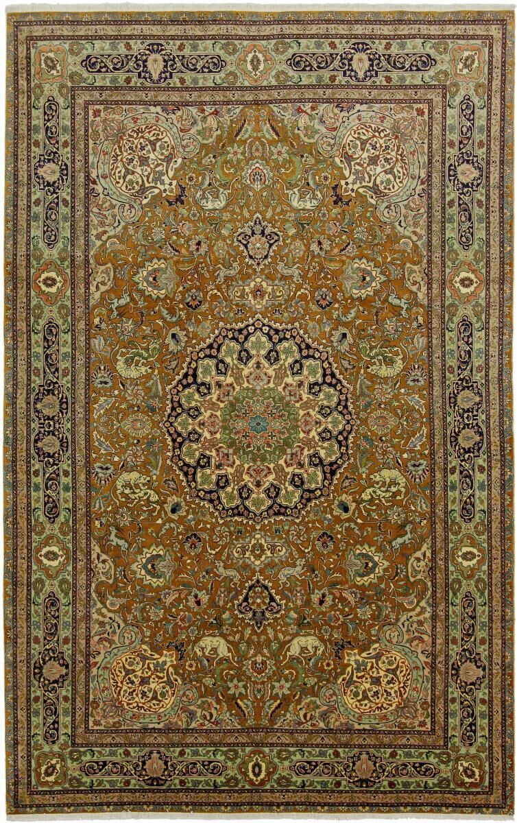 Nain Trading Perserteppich Täbriz 50Raj 312x204 Braun (Handgeknüpft, Persien/Iran, Wolle)