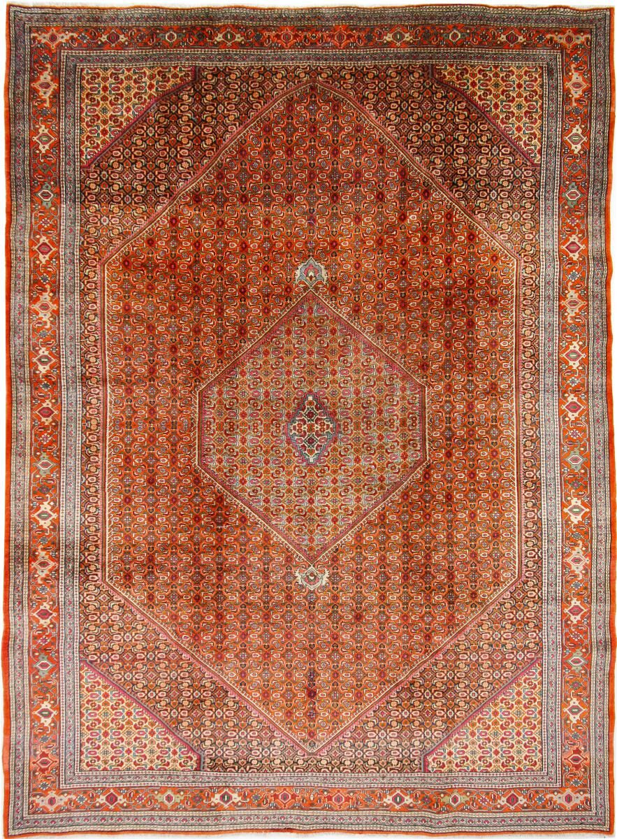 Nain Trading Perserteppich Bidjar Sandjan 410x307 Braun/Orange (Handgeknüpft, Persien/Iran, Wolle)