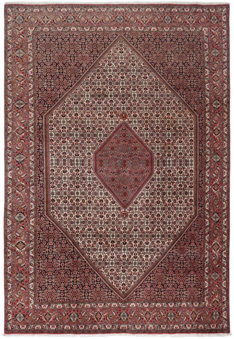 Nain Trading Orientalischer Bidjar Teppich 355x249 Dunkelbraun/Lila (Persien/Iran, Wolle, Handgeknüpft)