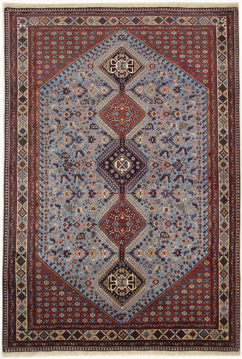 Nain Trading Handgeknüpfter Teppich Yalameh 252x173 Beige/Dunkelbraun (Wolle, Persien/Iran)