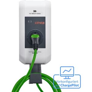 KEBA KeContact P30 x-series GREEN EDITION 122.728 Wallbox (22 kW, 6m Typ 2 Kabel, RFID, eichrechtskonform, LAN/WLAN, OCPP/UDP/Modbus TCP, DC-Schutz, CP-conf)