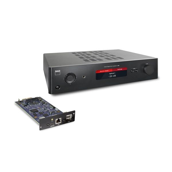 NAD C368 + MDC BluOS 2i-modul Digitalverstärker mit Streaming