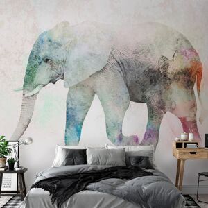 Artgeist Fototapete - Painted Elephant