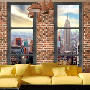 Artgeist Selbstklebende Fototapete - The view from the window: New York