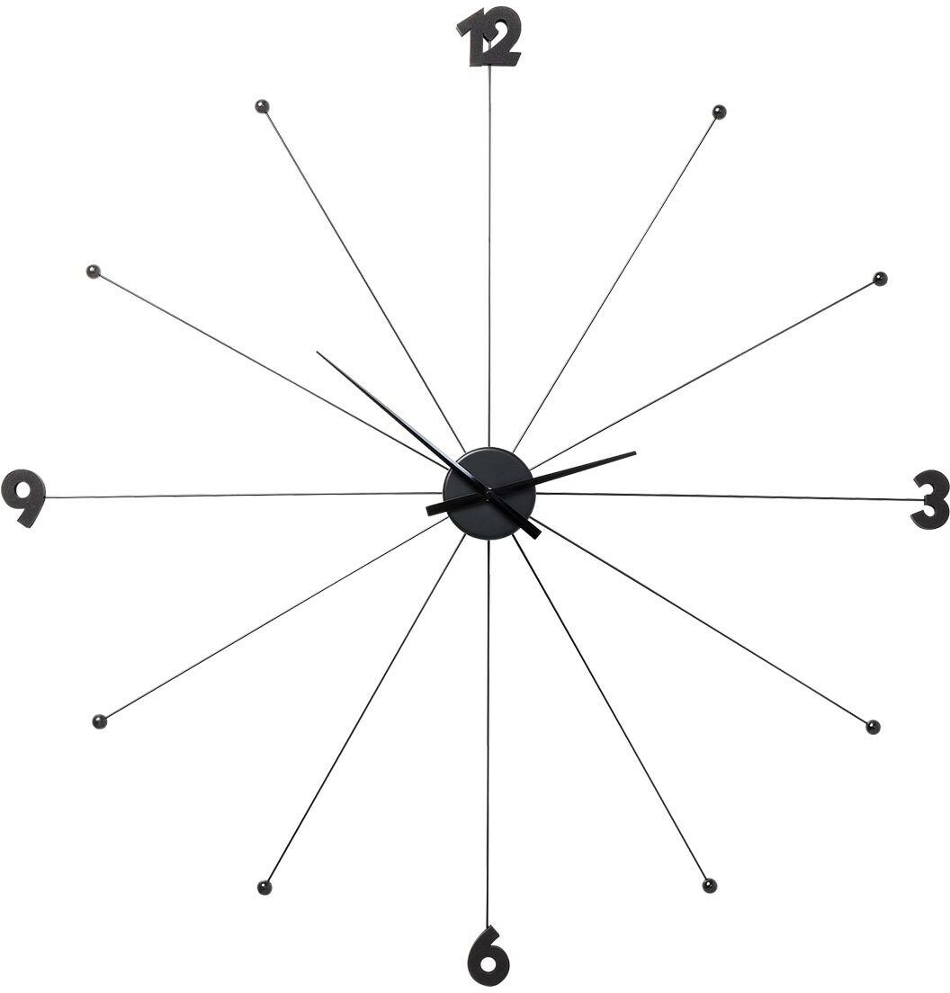 Kare Wanduhr Like Umbrella black Kare Wanduhr Like Umbrella black