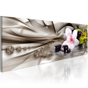 Artgeist Wandbild - Zen composition: orchid, bamboo and stones