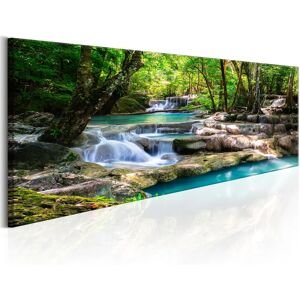 Artgeist Wandbild - Nature: Forest Waterfall