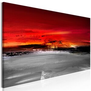 Artgeist Wandbild - Crimson Landscape (1 Part) Narrow