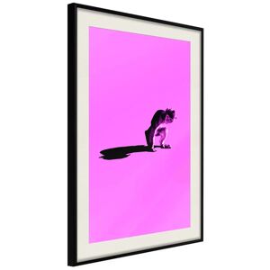 Artgeist Poster - Monkey on Pink Background