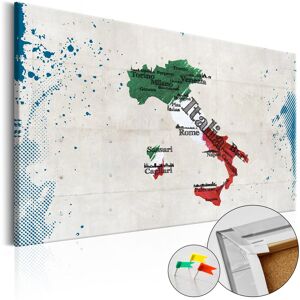 Artgeist Korkbild - Italy [Cork Map]