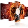 Artgeist Wandbild - Brennende Schallplatte