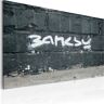 Artgeist Wandbild - Banksy: Unterschrift