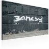 Artgeist Wandbild - Banksy - Unterschrift