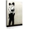 Artgeist Wandbild - Kissing Coppers by Banksy