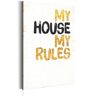 Artgeist Wandbild - Mein Haus: My house, my rules