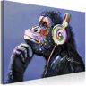 Artgeist Wandbild - Musical Monkey (1 Part) Wide