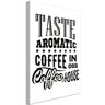 Artgeist Wandbild - Taste Aromatic Coffee in Our Coffee House (1 Part) Vertical
