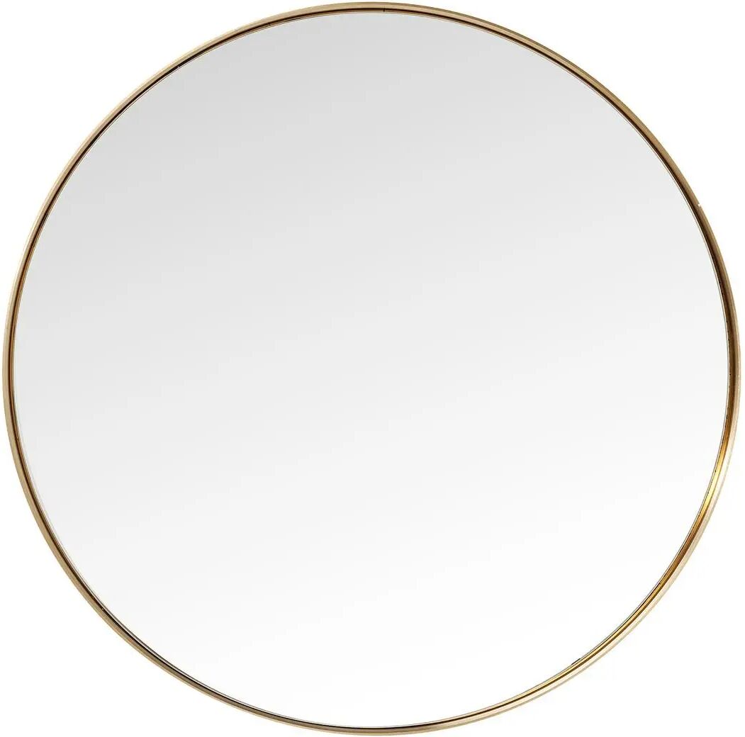 Kare Spiegel Curve Round Brass 100cm Kare Spiegel Curve Round Brass 100cm