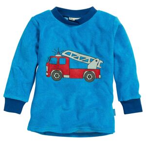 Playshoes Kinder Frottee Schlafanzug Feuerwehr blau blau
