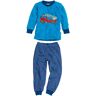 Playshoes Kinder Frottee Schlafanzug Feuerwehr blau blau