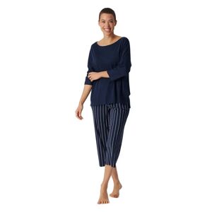 Schiesser Damen Schlafanzug Modern Nightwear 3/4 kurzarm