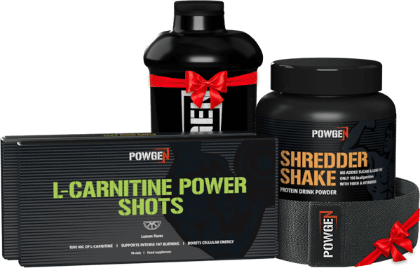 PowGen Lecker & Fit Paket + Fitnessband und Shaker GRATIS