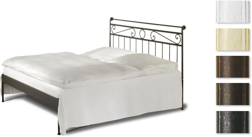 ART Bett Merlo Metallbett Eisen 90x200 cm anthrazit