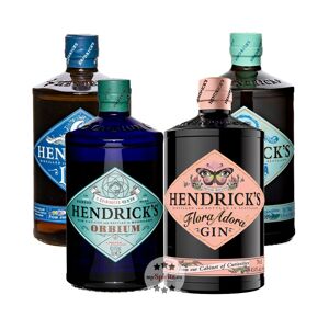 The Hendrick's Gin Distillery Hendrick’s Gin Set Editionen – Flora Adora, Orbium, Lunar & Neptunia (43,4 % Vol., 2,8 Liter)