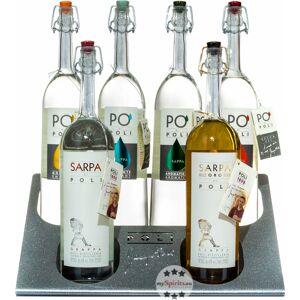 Poli Distillerie Display mit 6 Poli Grappas (40 % vol., 4,2 Liter)