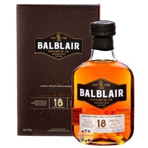 Balblair Distillery Balblair 18 Jahre Highland Single Malt Whisky (46 % Vol., 0,7 Liter)