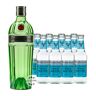 Tanqueray No. Ten Gin & 8 x Fever-Tree Mediterranean Tonic Water (47,3 % Vol., 2,3 Liter)