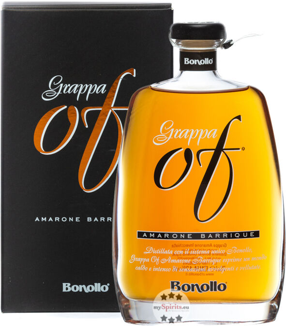 Distillerie Bonollo Umberto Bonollo Grappa of Amarone Barrique (42 % Vol., 0,7 Liter)