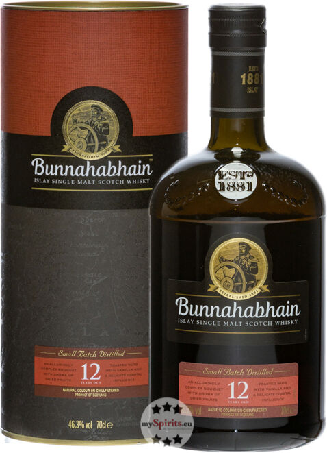 Bunnahabhain 12 Jahre Whisky (46,3 % Vol., 0,7 Liter)