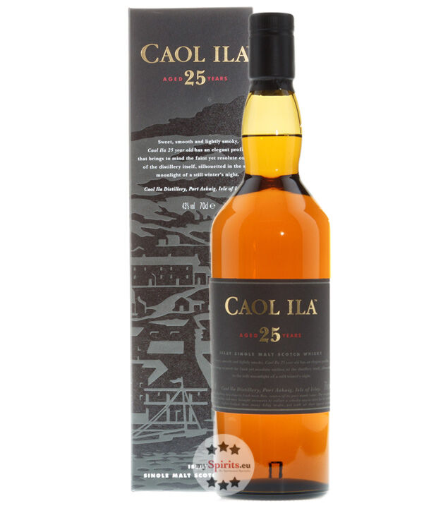 Caol Ila Distillery Caol Ila 25 Jahre Islay Single Malt Scotch Whisky (43 % vol., 0,7 Liter)